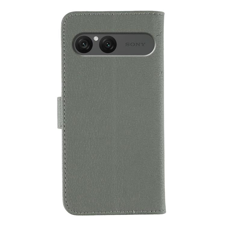 For Sony Xperia 10 VII Feather Pattern Litchi Texture Leather Phone Case