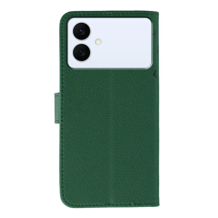 For Samsung Galaxy S26 Edge 5G Feather Pattern Litchi Texture Leather Phone Case