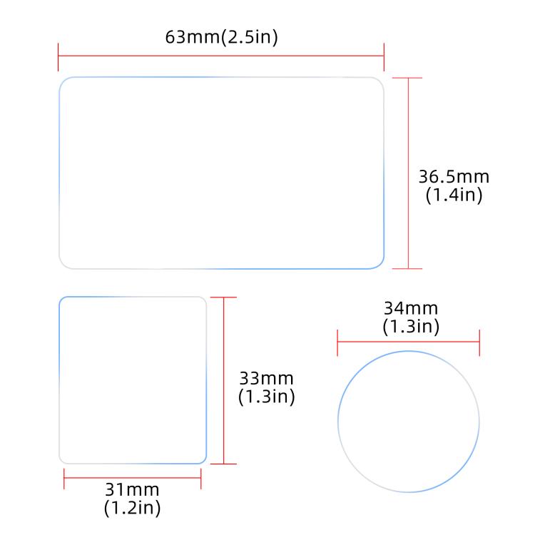 For DJI Osmo Action 6 STARTRC 3 in 1 Lens Protector Front and Rear Screen Tempered Glass Films - 2 Sets