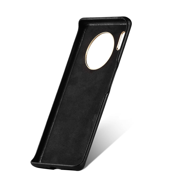 For Huawei Mate 30 Lambskin Texture Four-Corner Full Coverage Leather + Metal Protective Case