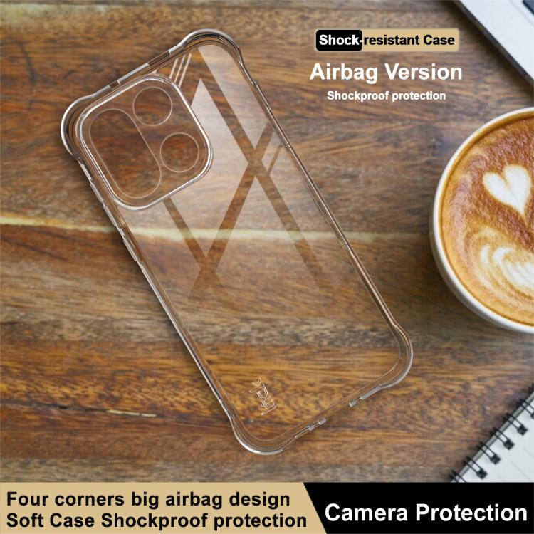 For OnePlus 15 imak Shockproof Airbag TPU Phone Case - Transparent