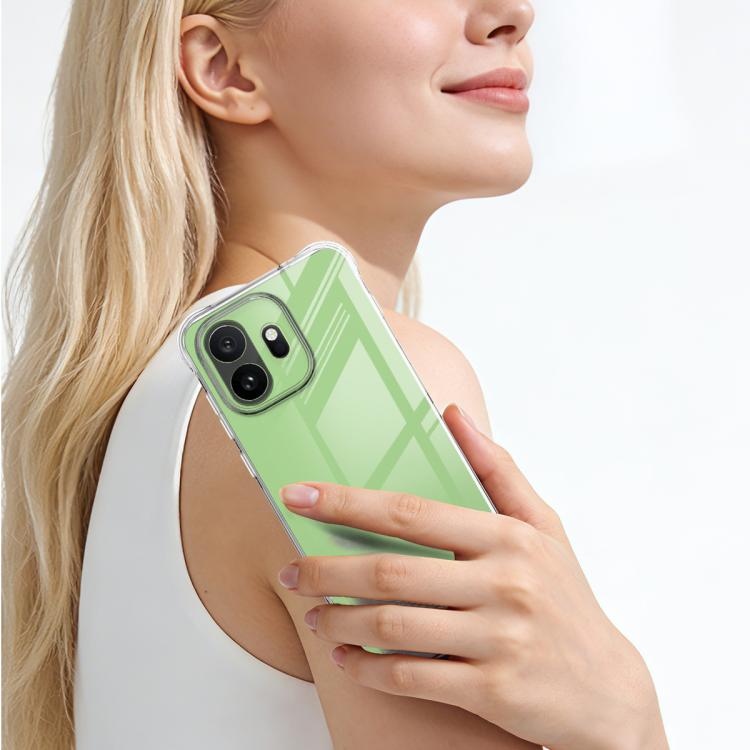 For OnePlus 15T imak Shockproof Airbag TPU Phone Case - Transparent