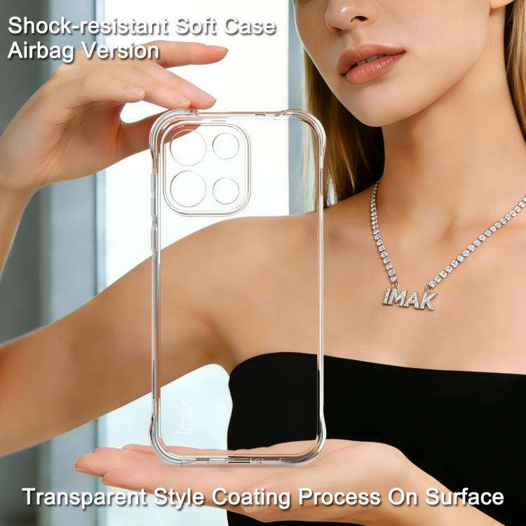 For OnePlus Nord 6 5G imak Shockproof Airbag TPU Phone Case - Transparent