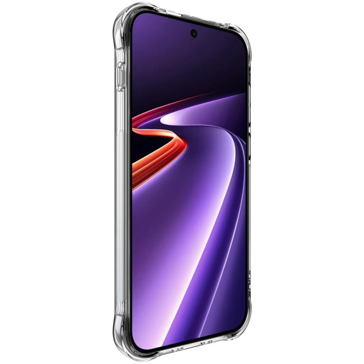 For OnePlus Ace 6 Ultra imak Shockproof Airbag TPU Phone Case - Transparent