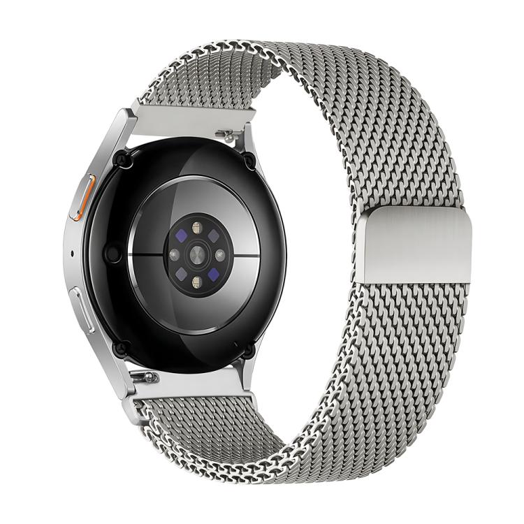 20mm Coarse Mesh Milanese Loop Magnetic Stainless Steel Watch Band