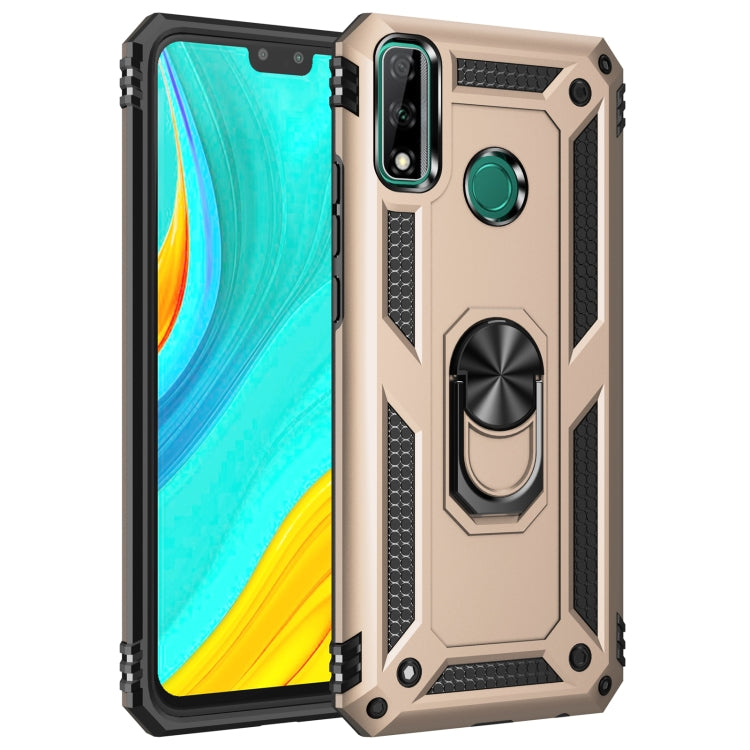 For Huawei Y8s Shockproof TPU + PC Protective Case with 360 Degree Rotating Holder