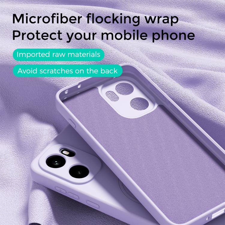 For OnePlus Ace 6 / 6T / 15R ABEEL Skin-friendly Feel Magsafe Liquid Silicone Phone Case