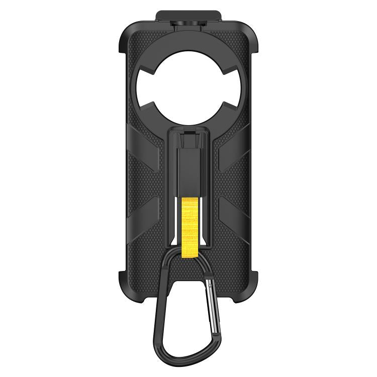For Ulefone RugKing Ulefone Armor Back Clip Phone Case with Carabiner - Black