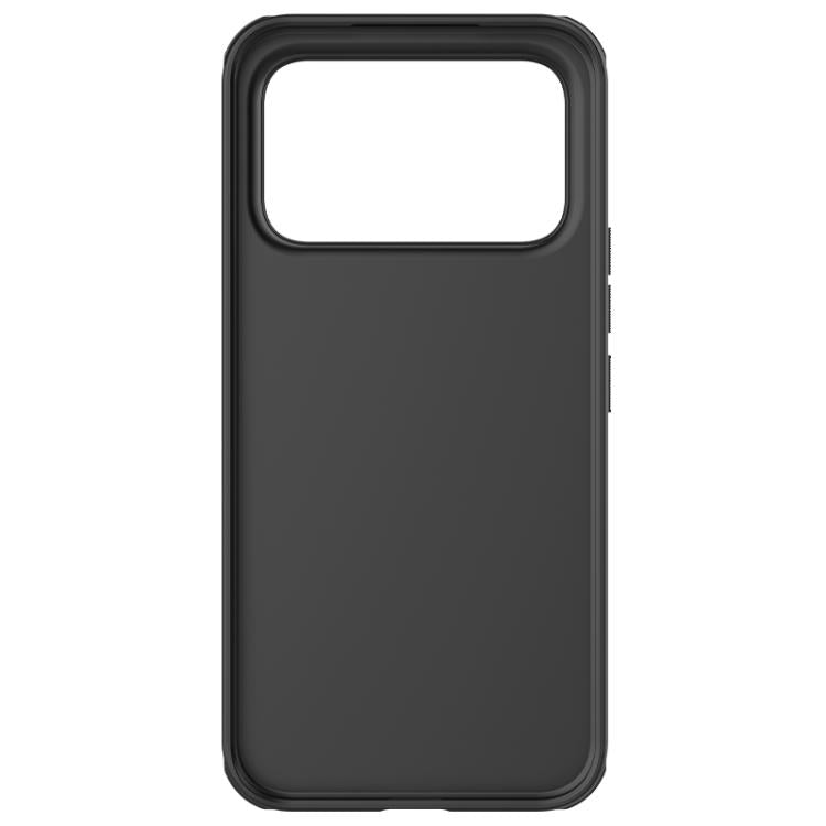 For Redmi K90 Pro Max/Poco F8 Ultra NILLKIN Frosted Shield Pro PC + TPU Phone Case - Black