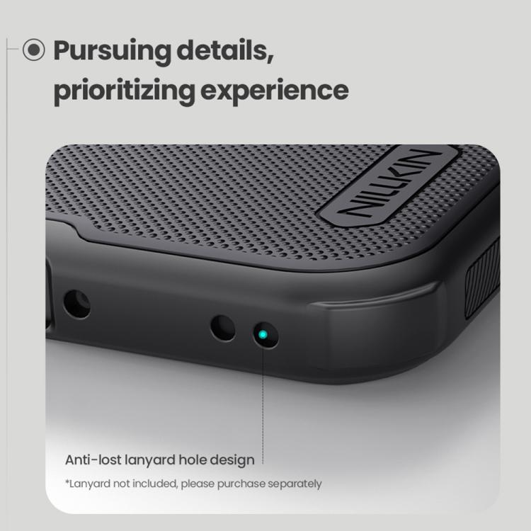 For Redmi Note 15 Pro+ 5G Global 163.3mm NILLKIN Frosted Shield Pro PC + TPU Phone Case - Black