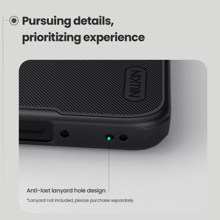 For Redmi Note 15 Pro 5G Global 163.6mm NILLKIN Frosted Shield Pro PC + TPU Phone Case - Black
