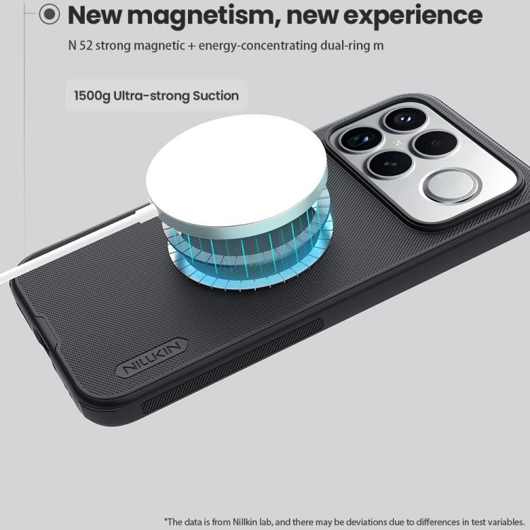 For Redmi K90 Pro Max NILLKIN Frosted Shield Pro Magnetic Magsafe Phone Case - Black