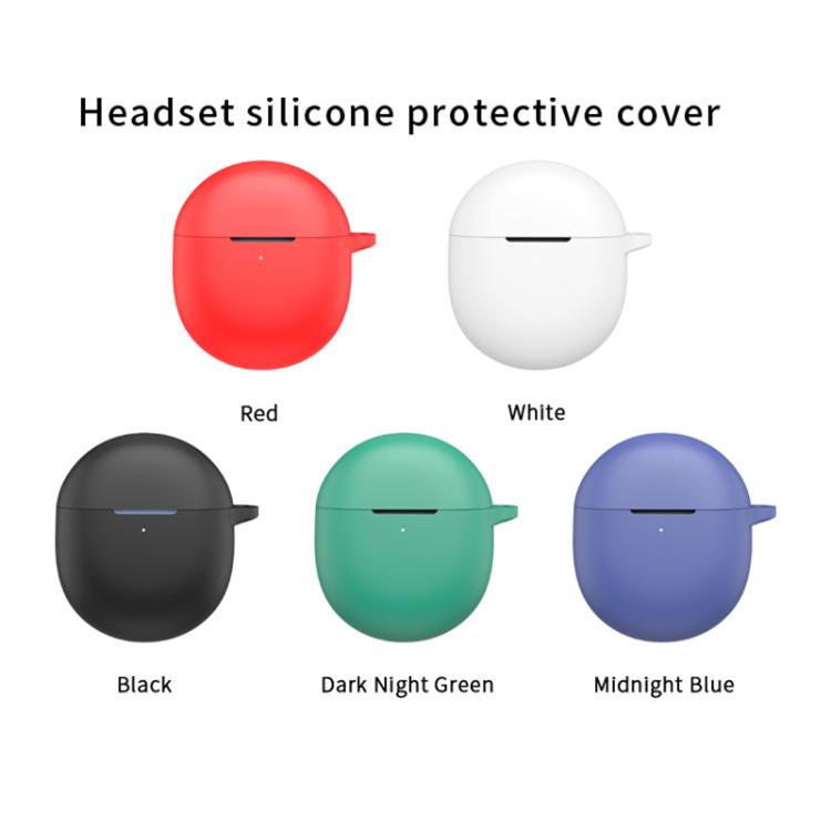 For Google Pixel Buds 2a Solid Color Silicone Earphone Protective Case