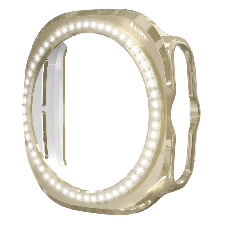 For Samsung Galaxy Watch Ultra 47mm / Ultra 2025 xDfind Single Row Diamond Hollow PC Watch Cover