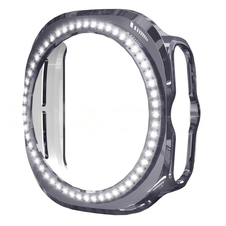For Samsung Galaxy Watch Ultra 47mm / Ultra 2025 xDfind Single Row Diamond Hollow PC Watch Cover