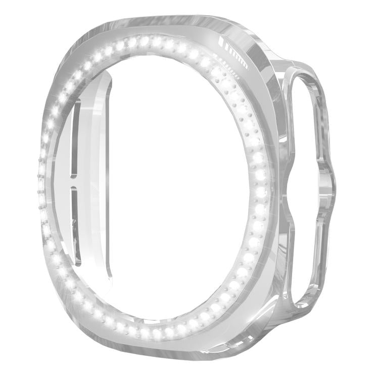 For Samsung Galaxy Watch Ultra 47mm / Ultra 2025 xDfind Single Row Diamond Hollow PC Watch Cover