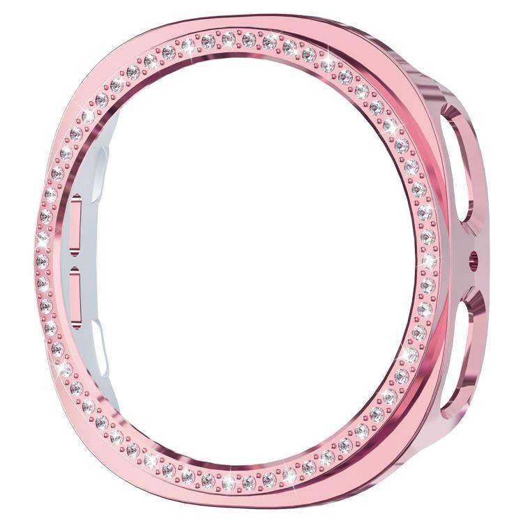 For Samsung Galaxy Watch8 44mm xDfind Single Row Diamond Hollow PC Watch Cover