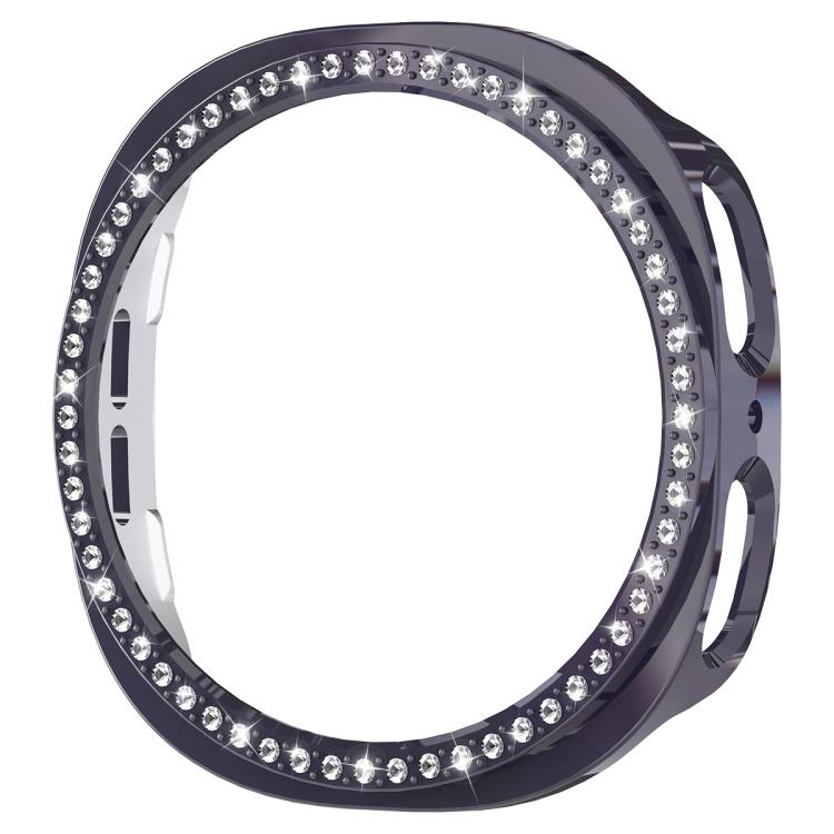 For Samsung Galaxy Watch8 44mm xDfind Single Row Diamond Hollow PC Watch Cover