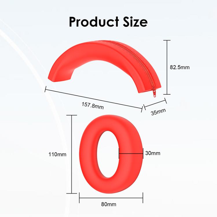 For Anker Soundcore Q20i 3 in 1 Headphones Silicone Protective Case