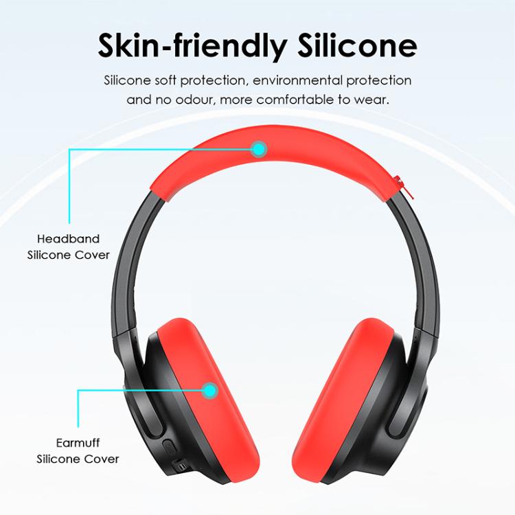 For Anker Soundcore Q20i 3 in 1 Headphones Silicone Protective Case
