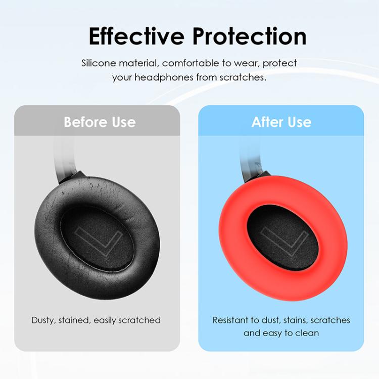 For Anker Soundcore Q20i 3 in 1 Headphones Silicone Protective Case