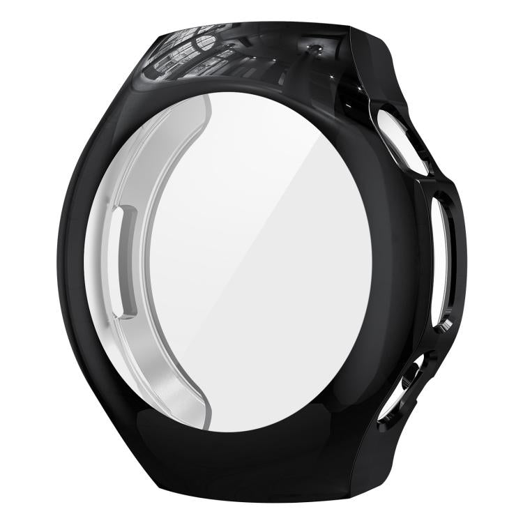 For Huawei Watch 5 42mm xDfind Plating Tempered Film Integrated TPU Watch Protective Cover