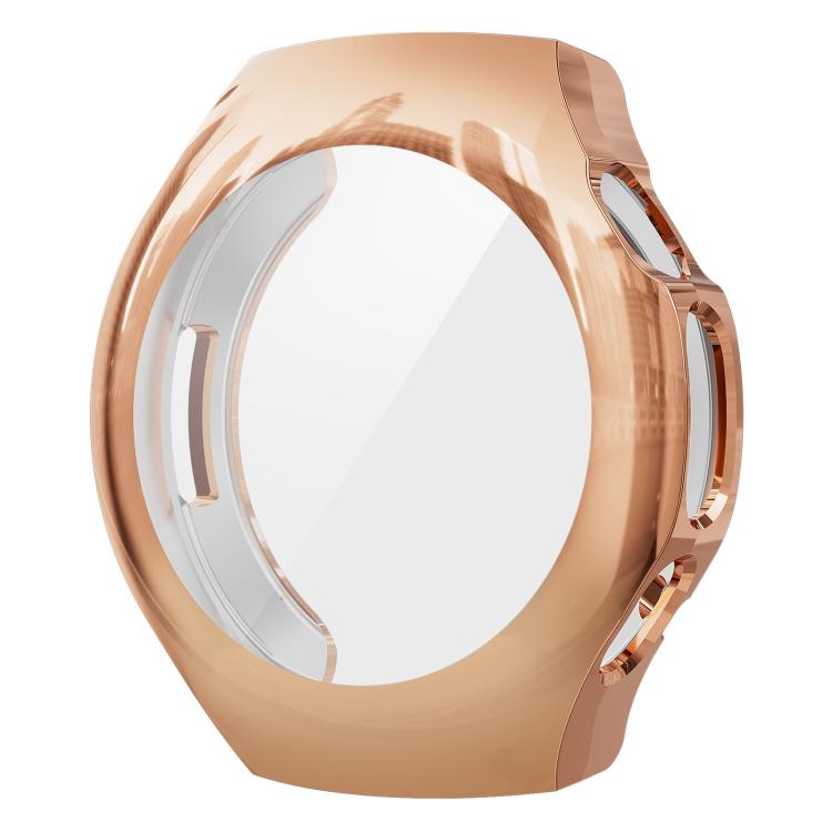 For Huawei Watch 5 42mm xDfind Plating Tempered Film Integrated TPU Watch Protective Cover