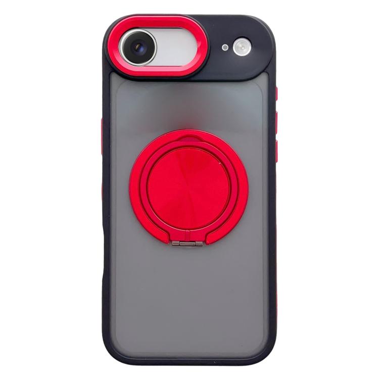 For iPhone Air Skin Feel Frosted 360 Degree Rotation Magnetic Holder MagSafe Phone Case