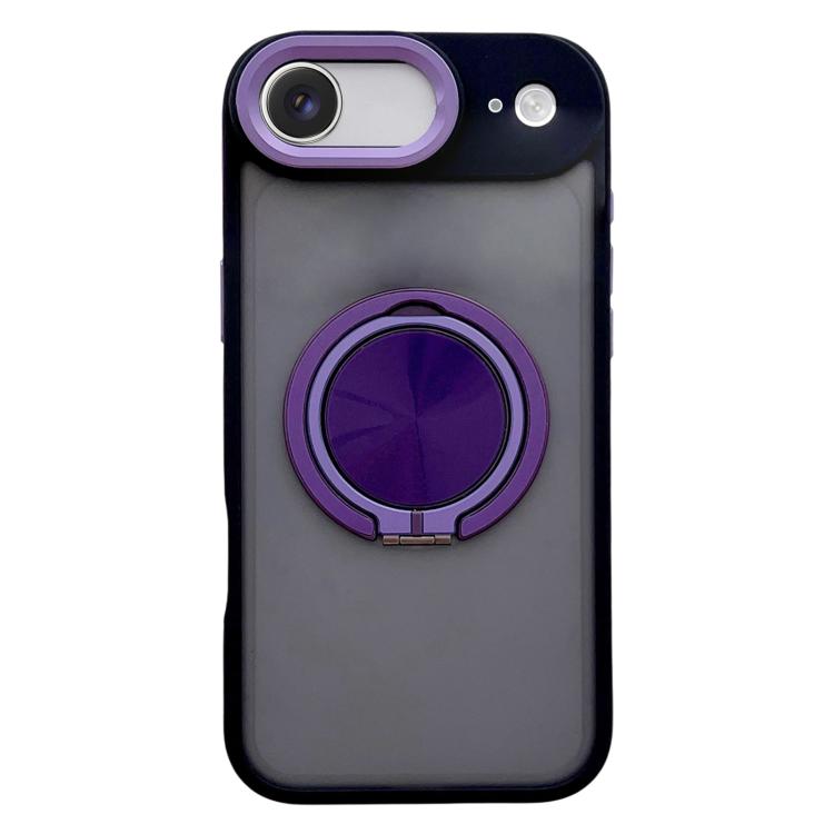 For iPhone Air Skin Feel Frosted 360 Degree Rotation Magnetic Holder MagSafe Phone Case