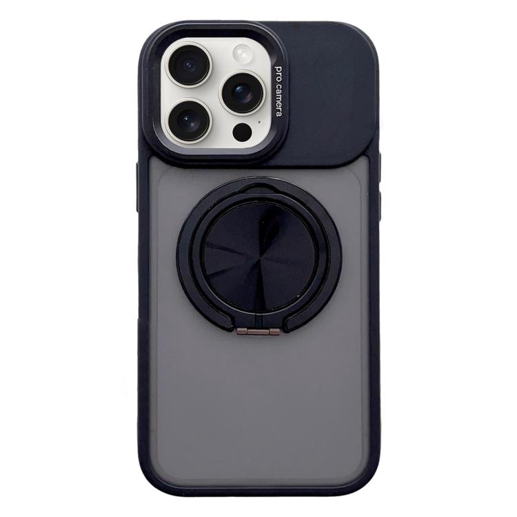 For iPhone 13 Pro Max Skin Feel Frosted 360 Degree Rotation Magnetic Holder MagSafe Phone Case