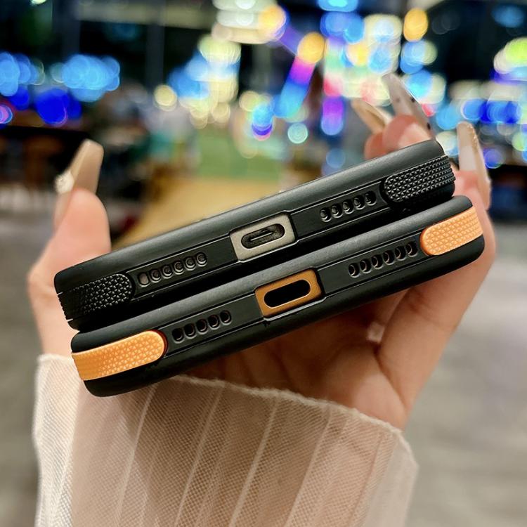 For iPhone 15 Skin Feel Frosted 360 Degree Rotation Magnetic Holder MagSafe Phone Case
