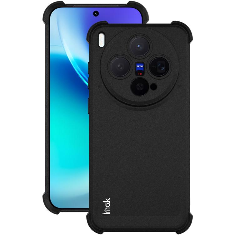 For vivo X300 imak Shockproof Airbag TPU Phone Case - Matte Black