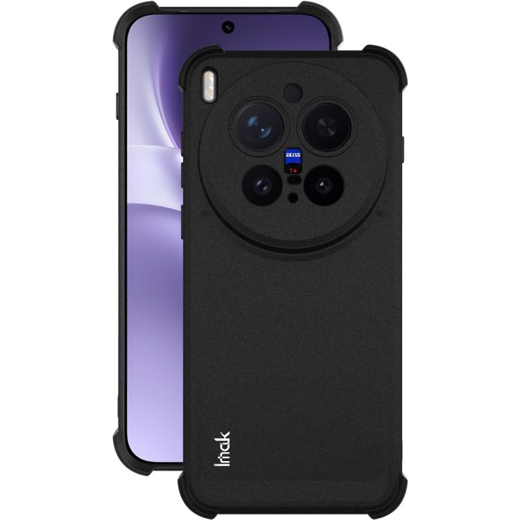 For vivo X300 Pro imak Shockproof Airbag TPU Phone Case - Matte Black