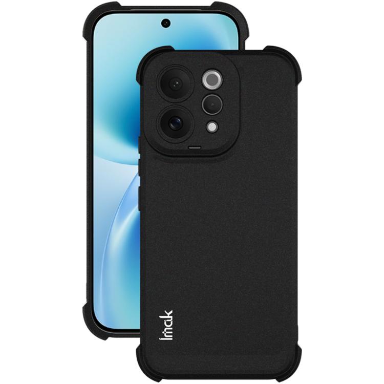 For vivo S50 5G imak Shockproof Airbag TPU Phone Case - Matte Black
