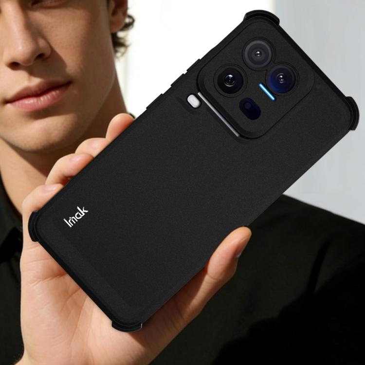 For vivo iQOO 15 Ultra 5G imak Shockproof Airbag TPU Phone Case - Matte Black