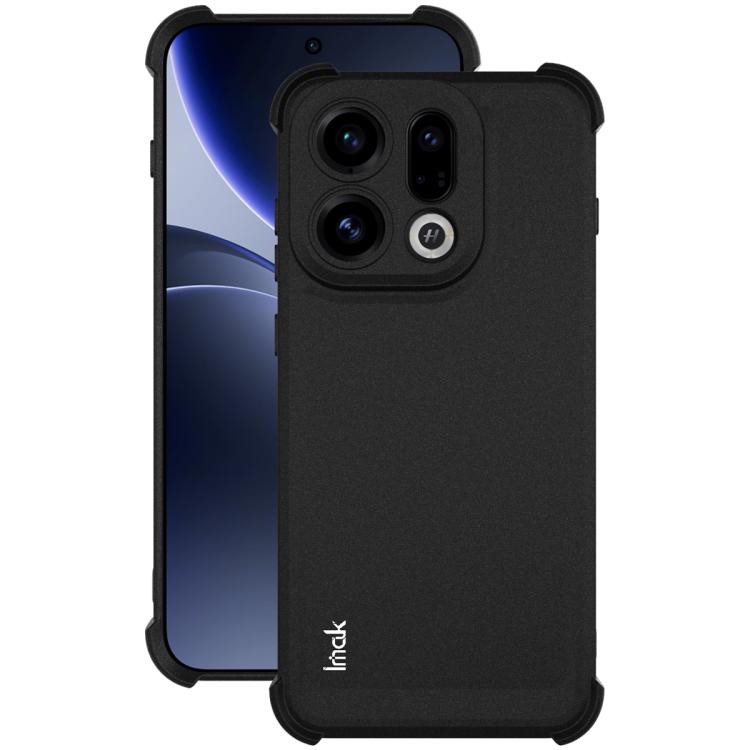For OPPO Find X9 imak Shockproof Airbag TPU Phone Case - Matte Black