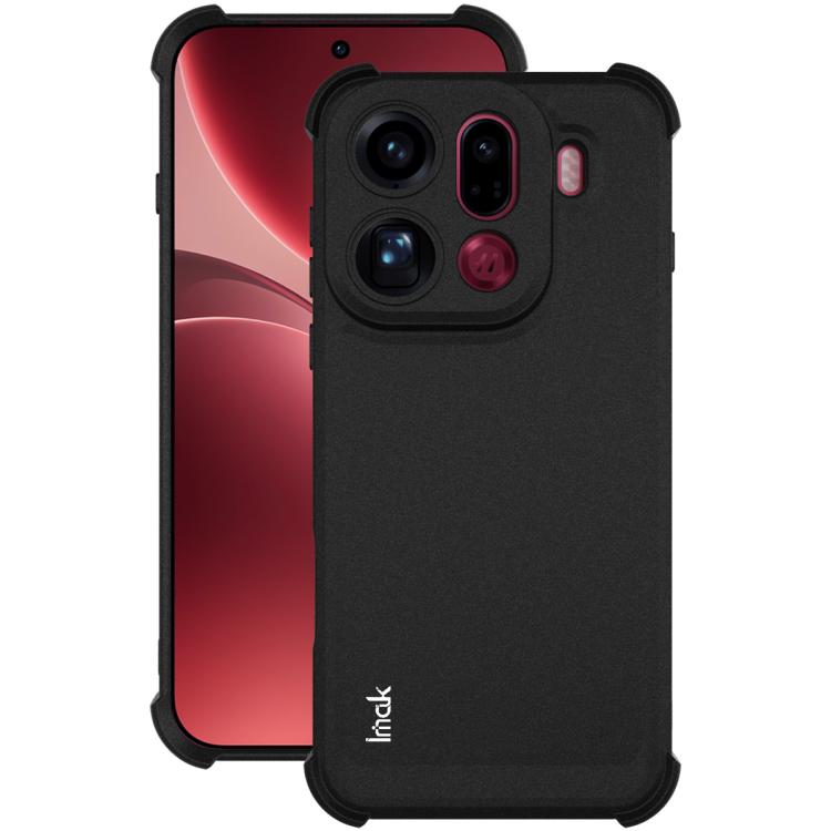 For OPPO Find X9 Pro imak Shockproof Airbag TPU Phone Case - Matte Black