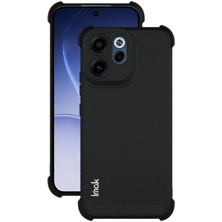 For OPPO Reno15 F 5G Global imak Shockproof Airbag TPU Phone Case - Matte Black