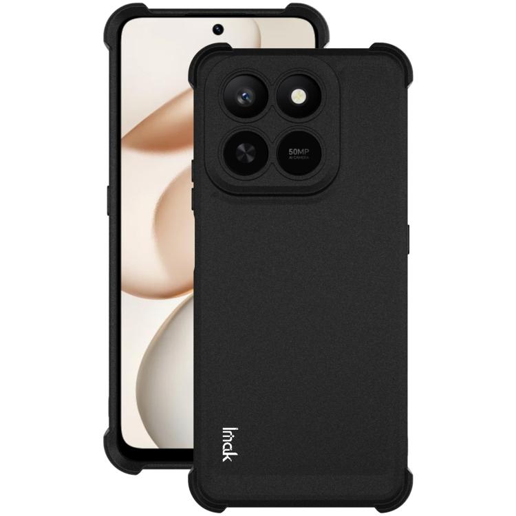 For Honor Play 10T 5G imak Shockproof Airbag TPU Phone Case - Matte Black