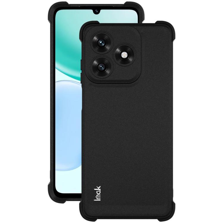 For Honor X5c 4G / X5c Plus imak Shockproof Airbag TPU Phone Case - Matte Black