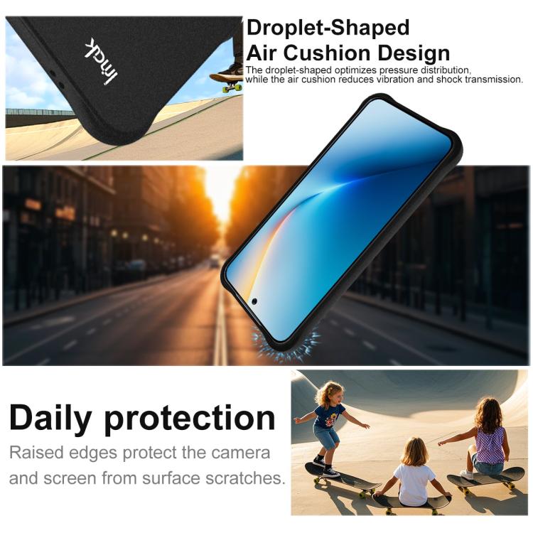 For Honor Win 5G / Win RT 5G imak Shockproof Airbag TPU Phone Case - Matte Black