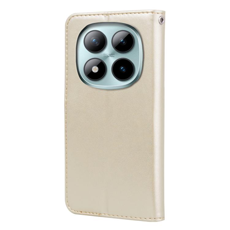 For Redmi Note 15 Pro 5G Global 163.6mm Rose Embossed Flip PU Leather Phone Case