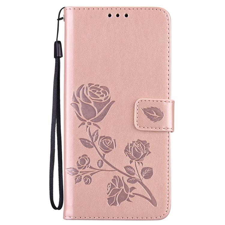 For Redmi 15 5G Global / 15 4G SEA 169.5mm Rose Embossed Flip PU Leather Phone Case