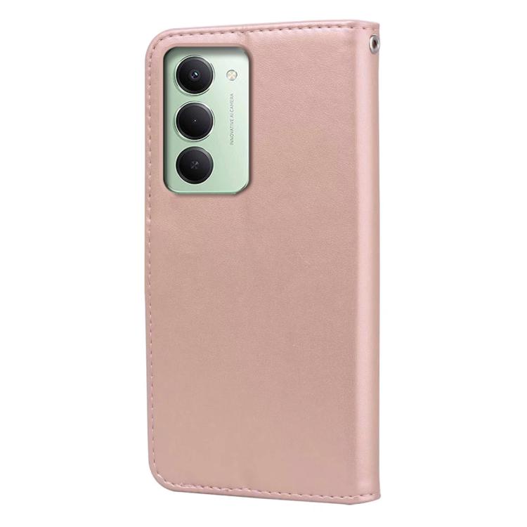 For Redmi 15 5G Global / 15 4G SEA 169.5mm Rose Embossed Flip PU Leather Phone Case