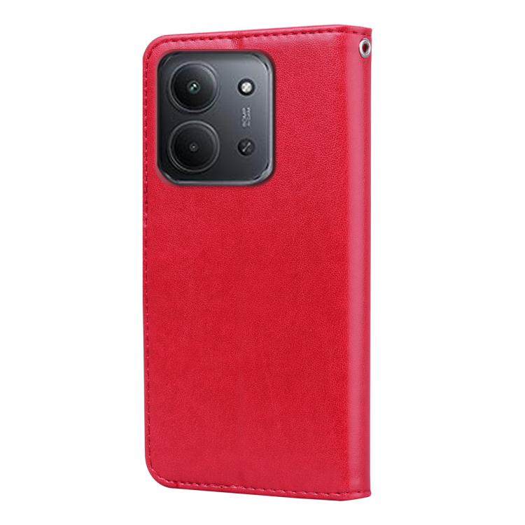 For Redmi 15C 5G / 4G Global 171mm Rose Embossed Flip PU Leather Phone Case