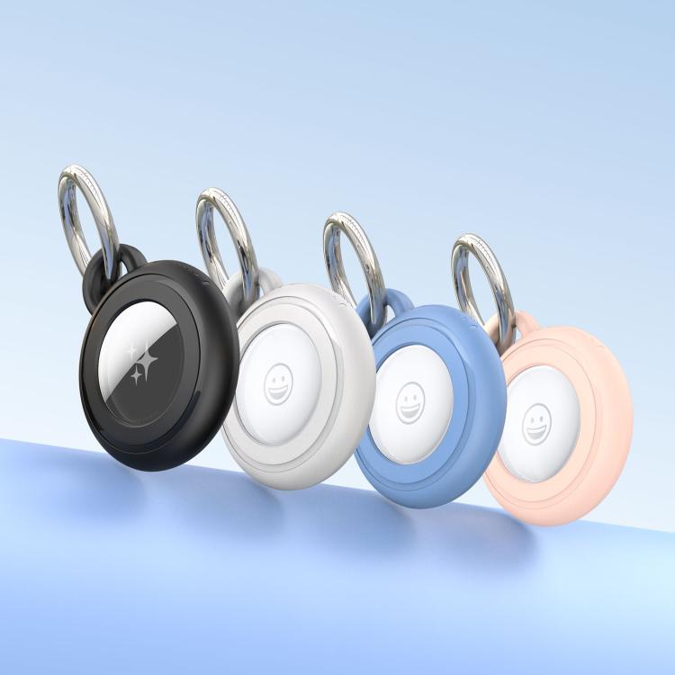 For AirTag 2nd Gen / AirTag 1st Gen 4pcs DUX DUCIS PC Keychain Locator Waterproof Protective Case