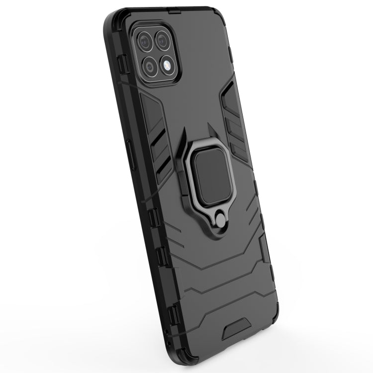 For OPPO Reno4 SE PC + TPU Shockproof Protective Case with Magnetic Ring Holder