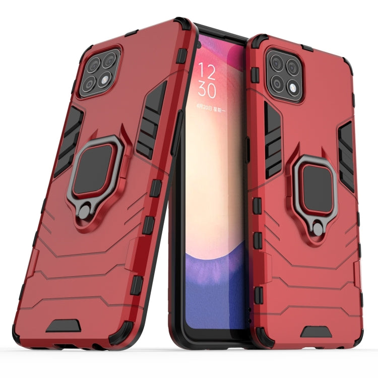 For OPPO Reno4 SE PC + TPU Shockproof Protective Case with Magnetic Ring Holder