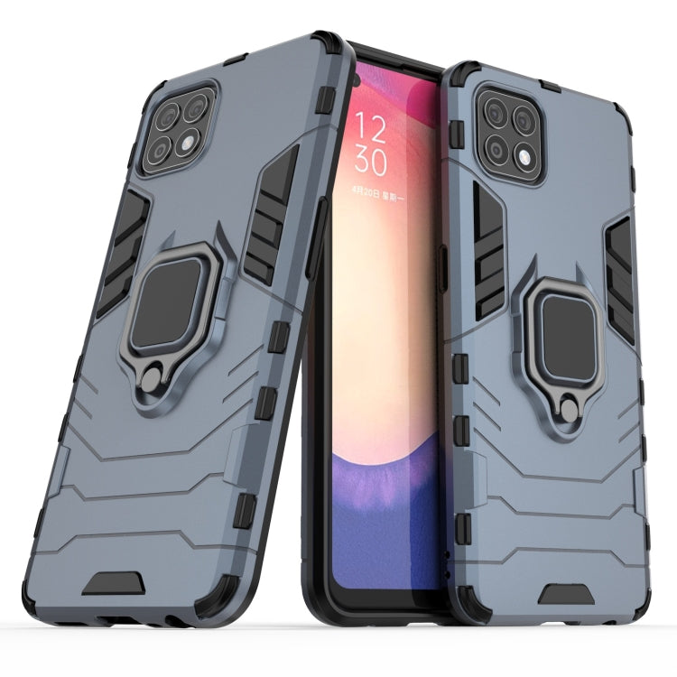For OPPO Reno4 SE PC + TPU Shockproof Protective Case with Magnetic Ring Holder