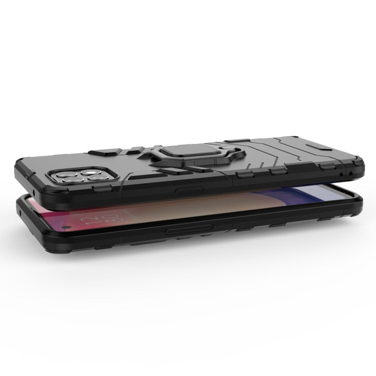For OPPO Reno4 SE PC + TPU Shockproof Protective Case with Magnetic Ring Holder